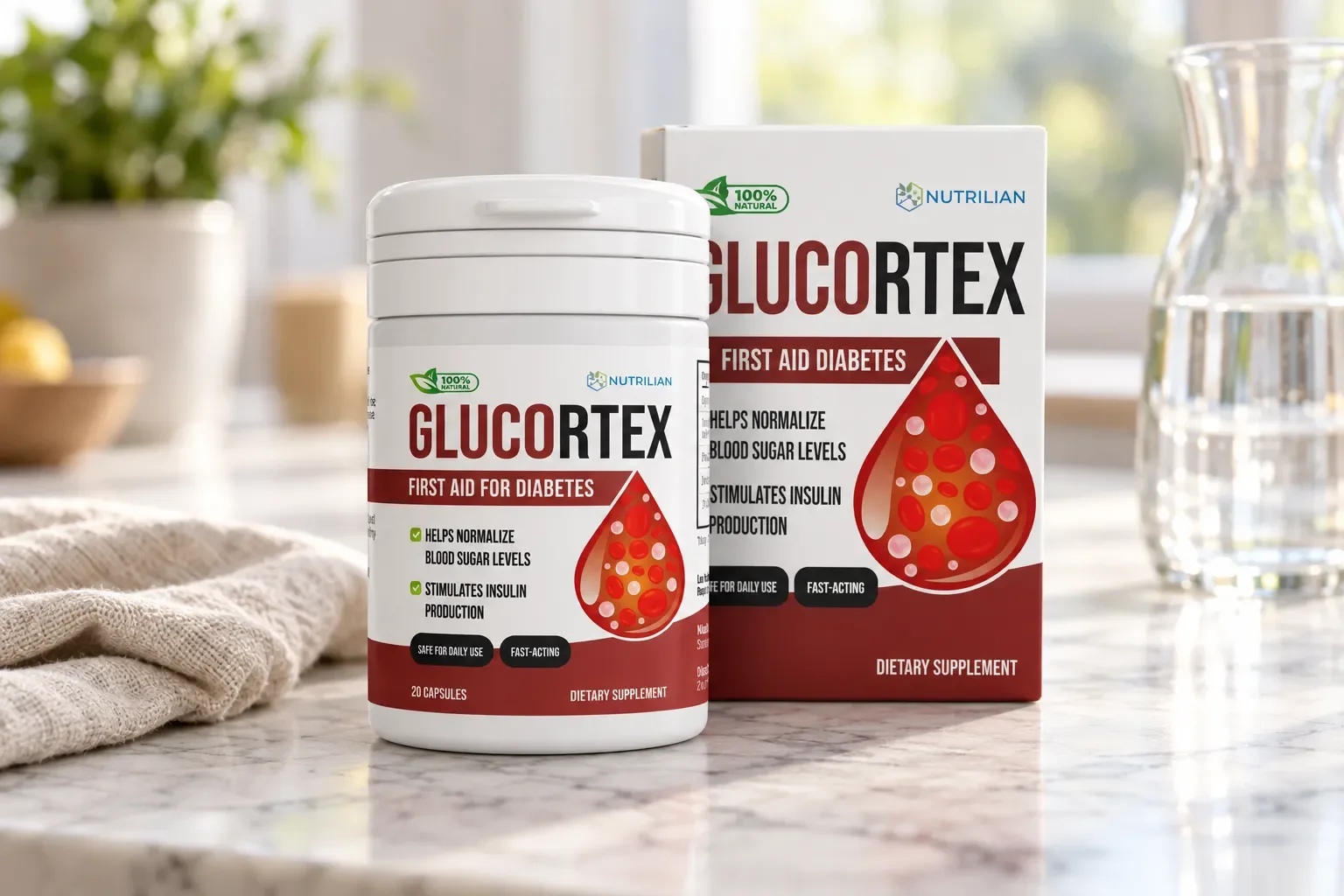 Glucortex — Verpackung im Alltag