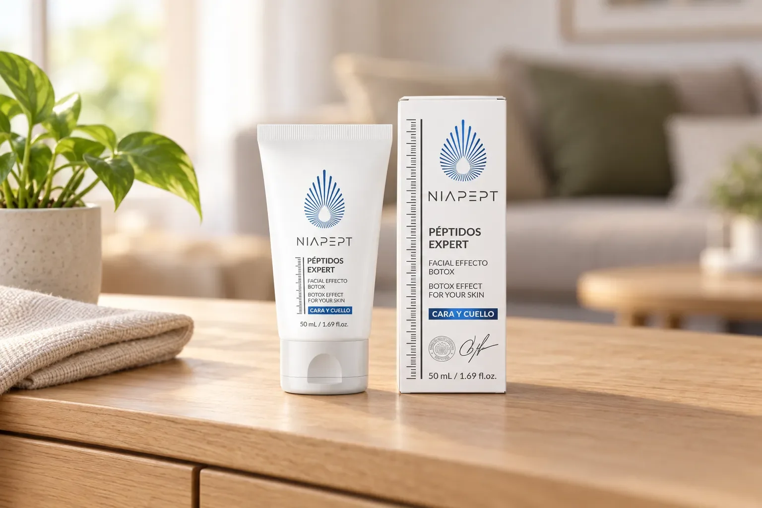 Niapept — Verpackung im Alltag