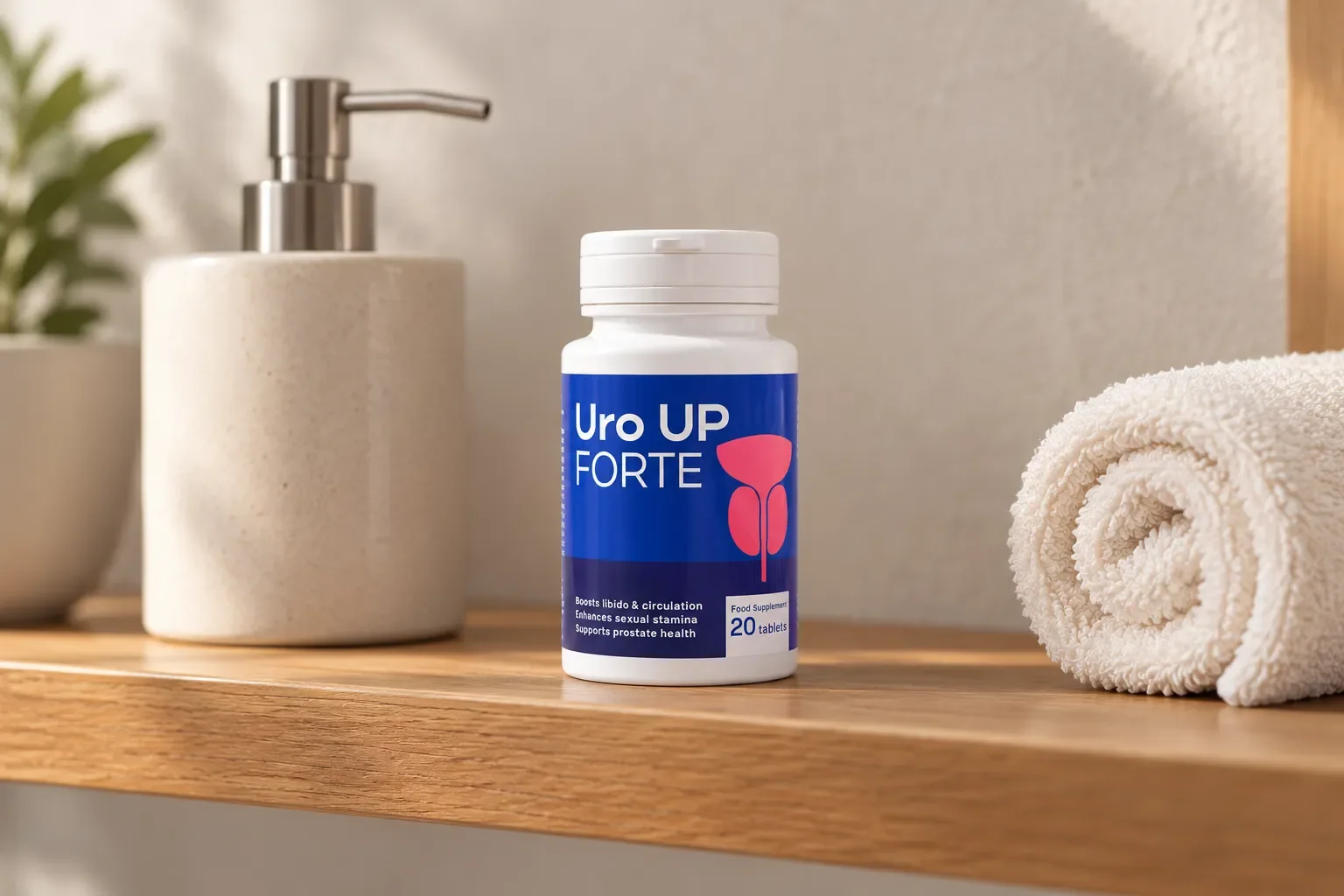 Uro UP Forte — Verpackung im Alltag